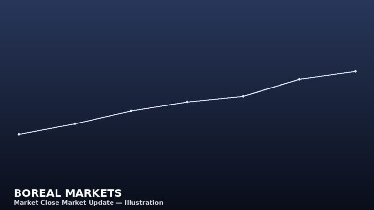 Market Close market illustration — Boreal Markets